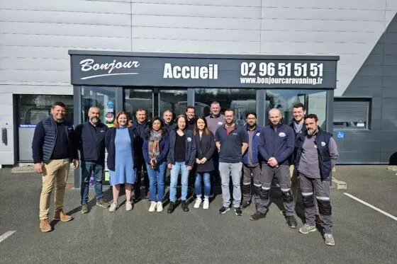 equipe de bonjour caravaning à coëtmieux