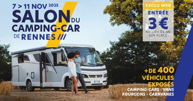 Affiche Salon du camping-car de Rennes